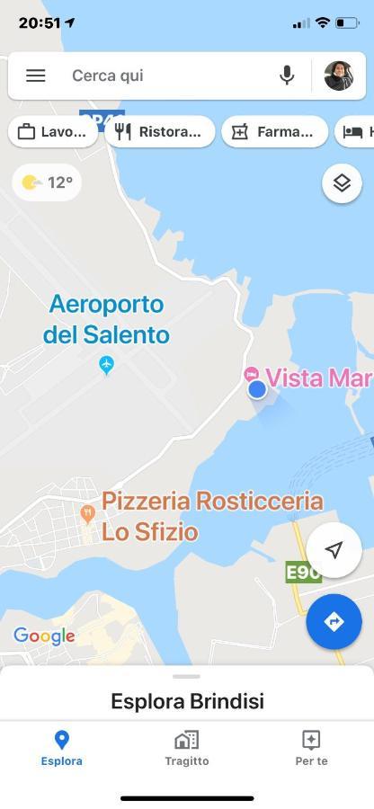 Vista Mar Apartment Brindisi Bagian luar foto